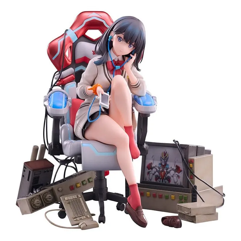 PRÉCOMMANDE - SSSS. Gridman Universe - Figurine Rikka Takarada Gaming Chair, F:Nex