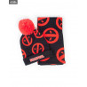 Marvel - Pack bonnet et écharpe Deadpool, Groot, Spider-Man ou Logo