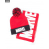 Marvel - Pack bonnet et écharpe Deadpool, Groot, Spider-Man ou Logo