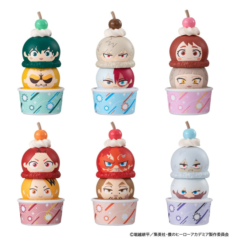 My Hero Academia - Pack 6 figures Tsumichen Stack up & Change (with gift)