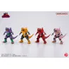 PRE ORDER - Godzilla x Evangelion - Pack 4 figures Mechagodzilla Kiryu Eva color, Hyper Modeling Series