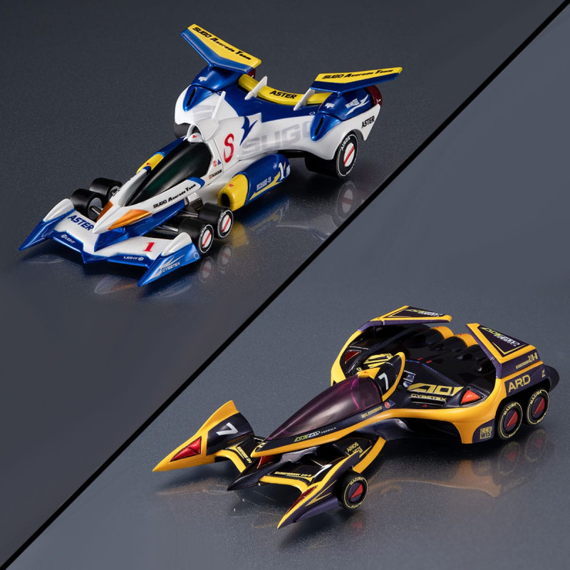 Cyber Formula - Pack 2 figurines Super Asurada AKF-11 & Exssperion Z/A-8, Heritage Edition