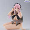 Figurine Super Sonico Swimsuit Black Color, Noodle Stopper