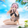Figurine Super Sonico Swimsuit Black Color, Noodle Stopper