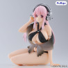 Figurine Super Sonico Swimsuit Black Color, Noodle Stopper