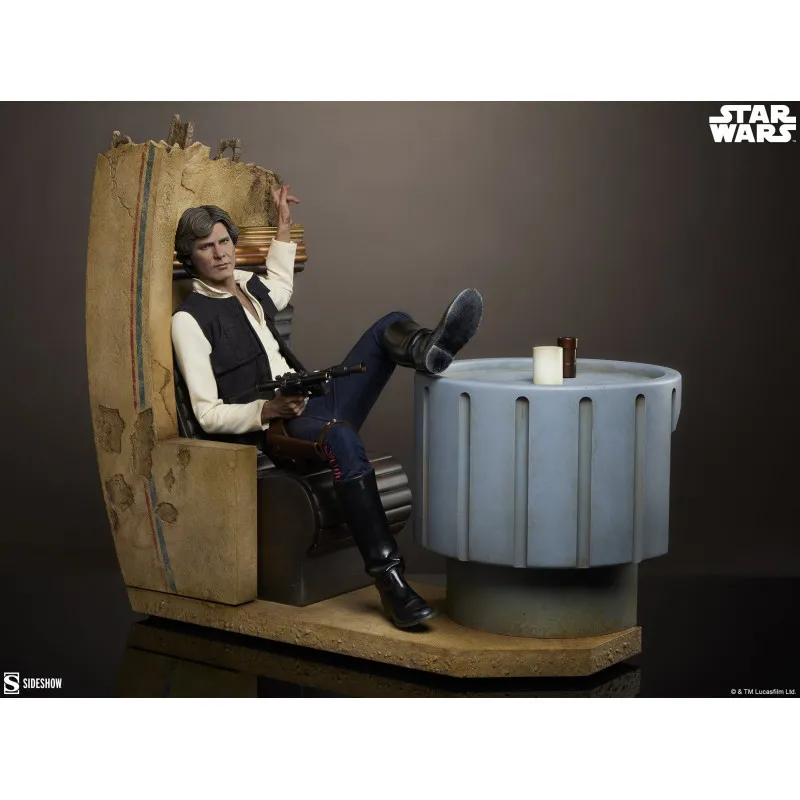 PRÉCOMMANDE - Star Wars Episode IV Mixed Media - Figurine Han Solo: Sorry About the Mess, Premium Format
