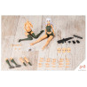 Sousai Shojo Teien - Training Wolf figure, Plastic Model Kit