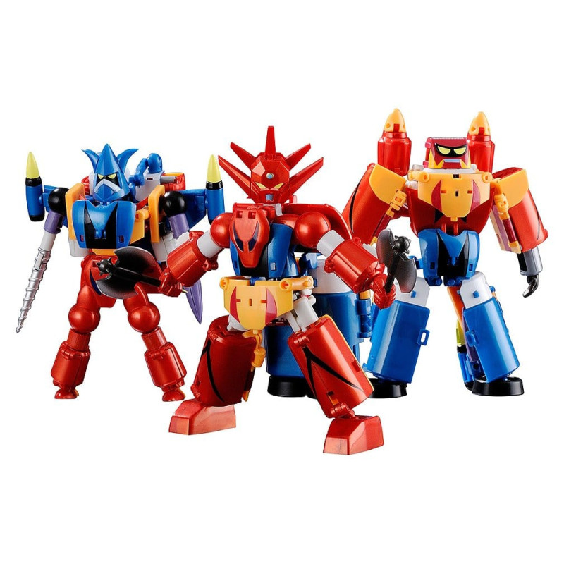 Getter Robo G - Pack 3 figurines Getter Robo G, Dynamic Change