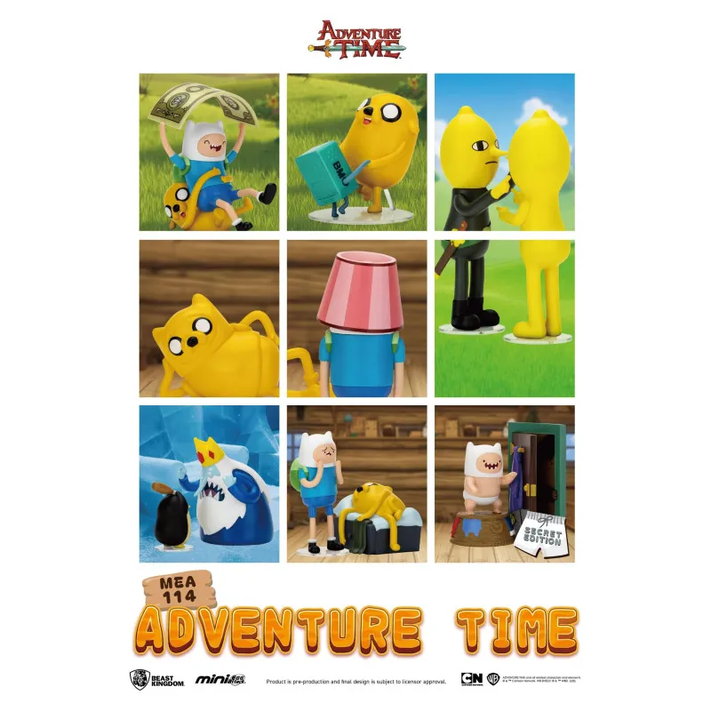 Adventure Time - Pack 6 figurines Blind Box Adventure Time, Mini Egg Attack