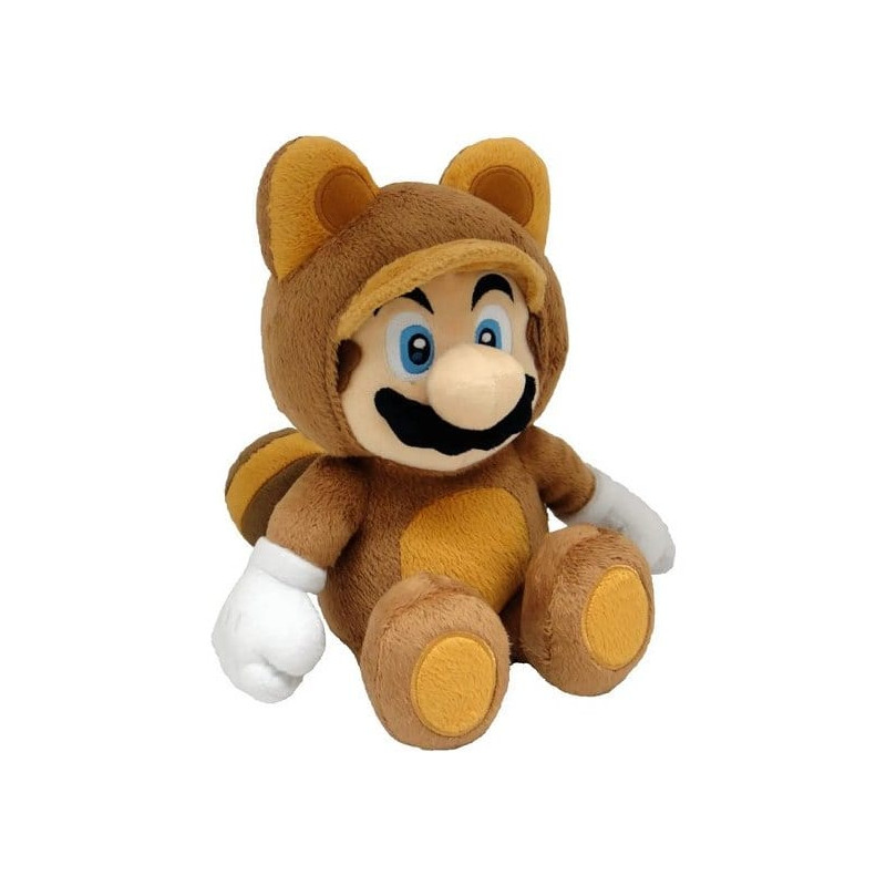 PRÉCOMMANDE - Super Mario - Peluche Tanooki Mario