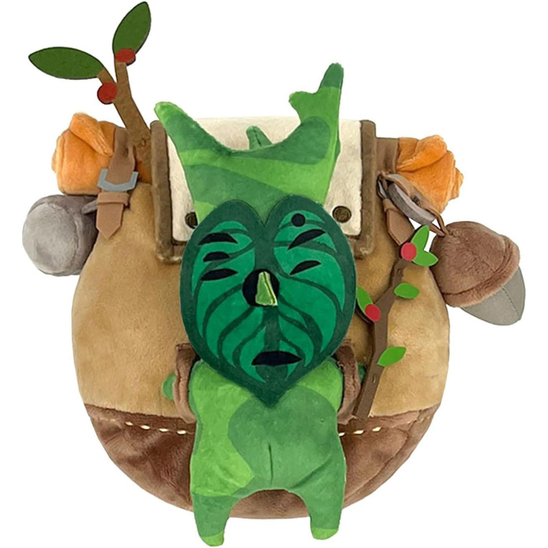 PRÉCOMMANDE - The Legend of Zelda: Tears of the Kingdom - Peluche Korok with Backpack Brown