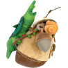 PRÉCOMMANDE - The Legend of Zelda: Tears of the Kingdom - Peluche Korok with Backpack Brown