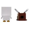 Minecraft - Pack 2 figurines Bee and Chicken, Monitor Buddiez