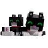 Minecraft - Figurine Tuxedo Cat
