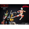 Return of Ultraman - Figurine Ultraman Jack vs Zetton II & Alien Bat Battle scene