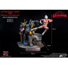 Return of Ultraman - Figurine Ultraman Jack vs Zetton II & Alien Bat Battle scene