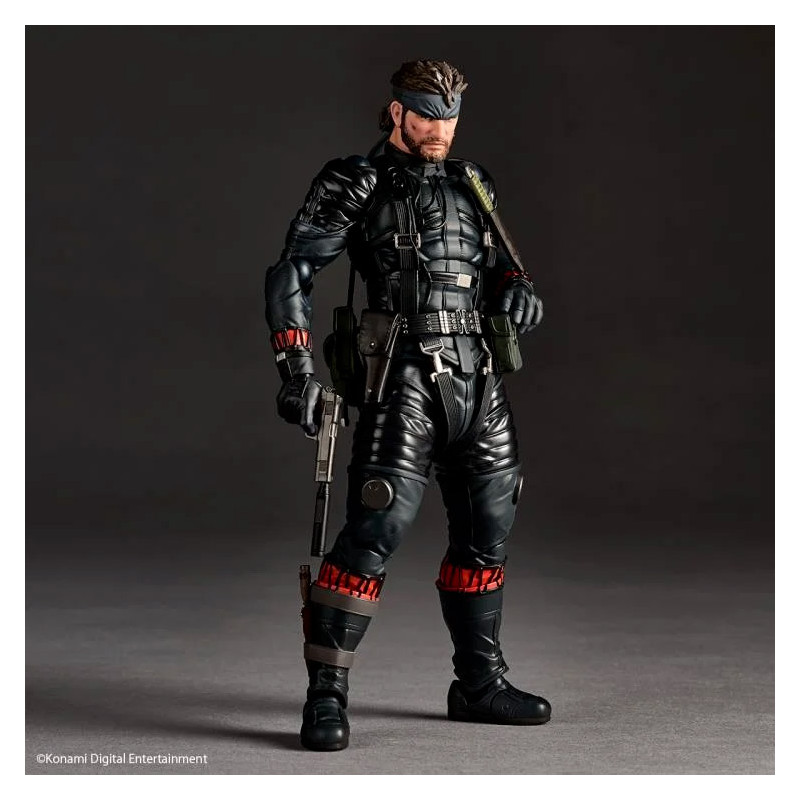Metal Gear Solid Delta - Figurine Delta Naked Snake Sneaking Suit, Revoltech A.Y