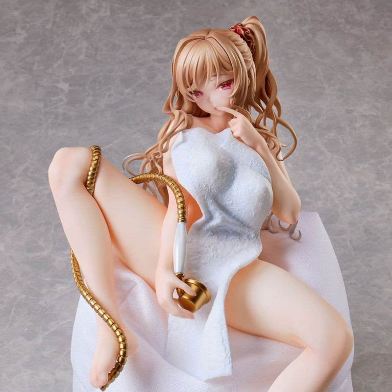 Original Character - Figurine Girl in the Bath (Cushion), Illustration by Ponzu