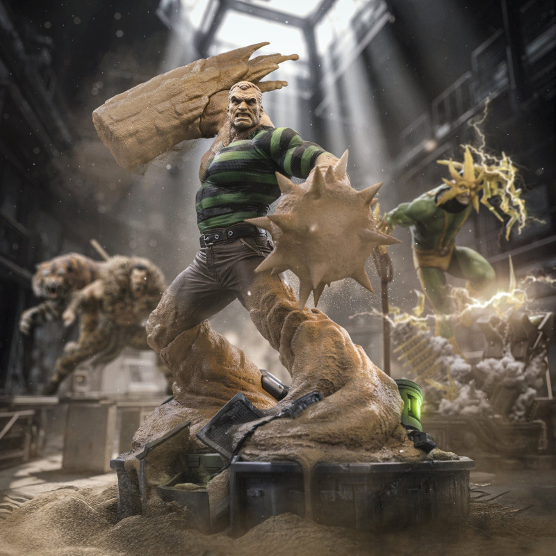 PRÉCOMMANDE - Marvel Comics Spider-Man - Figurine Sandman, Art Scale