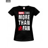 T-shirt Marvel More than a Fan - Man or Woman