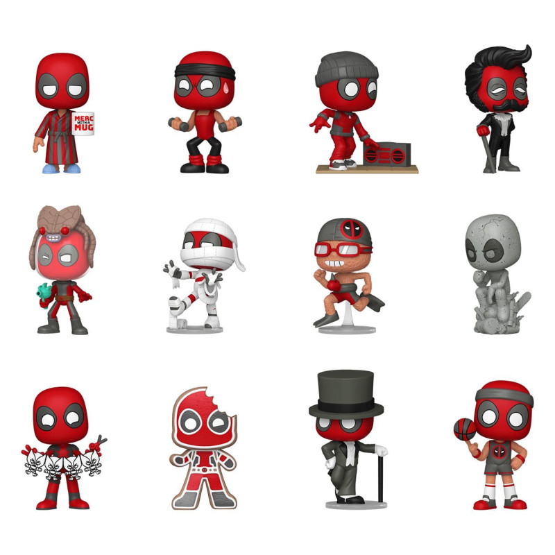 Marvel - Pack 12 random figures Deadpool Series 5, Mystery Minis