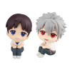 Evangelion: 3.0+1.0 Thrice Upon a Time - Pack figurines Shinji Ikari & Kaworu Nagisa, Look Up (With Gift)