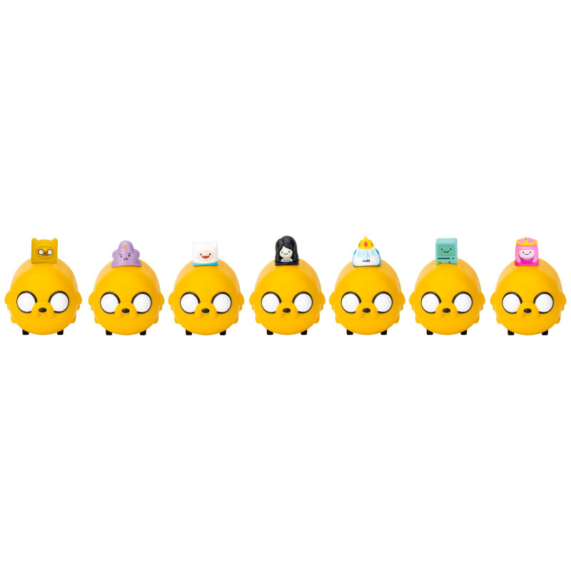PREORDER - Adventure Time - Pack 6 figures pull-back car Jake's Amazing Tummy, Blind Box