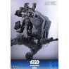 PRÉCOMMANDE - Star Wars: The Mandalorian & Grogu - Pack 2 figurines Imperial Remnant AT-RT Driver & AT-RT, Movie Masterpiece