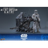 PRÉCOMMANDE - Star Wars: The Mandalorian & Grogu - Pack 2 figurines Imperial Remnant AT-RT Driver & AT-RT, Movie Masterpiece