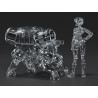 PRE ORDER - Ghost in the Shell - Motoko Kusanagi with Fuchikoma figure (Thermoptic Camouflage), Plastic Model Kit PLAMAX