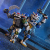 Les Tortues Ninja (1987 Cartoon) - Pack 2 figurines Robo Tokka and Rahzar