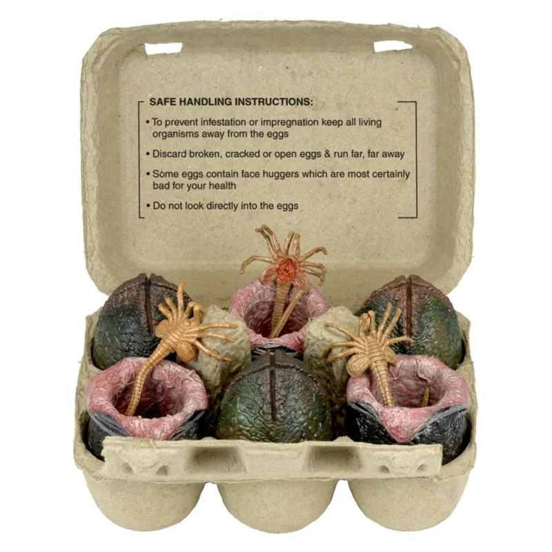 Aliens - Figurine Carton of 6 Alien Eggs, (40th Anniversary)