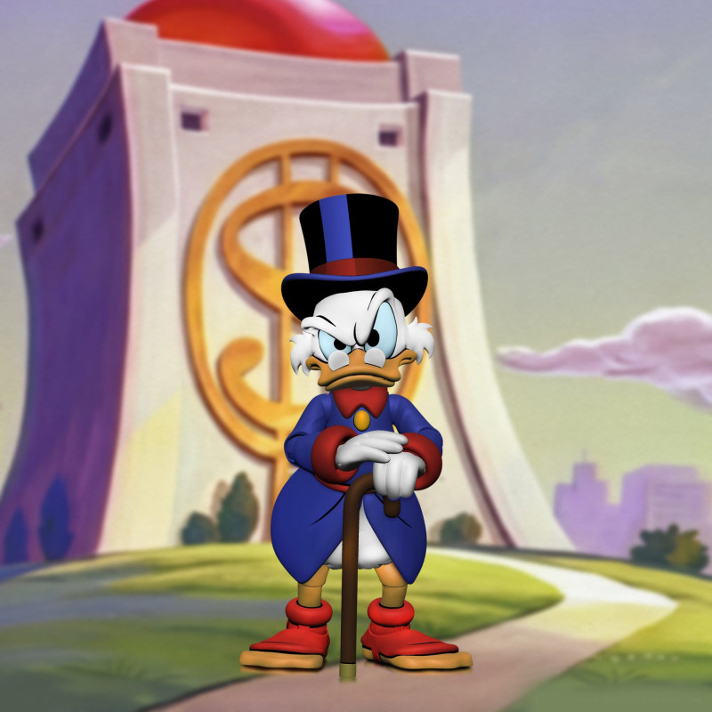 PRÉCOMMANDE - Disney, DuckTales - Figurine Scrooge McDuck, Ultimate