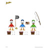 PREORDER - Disney, DuckTales - Pack 3 figures Huey, Dewey, and Louie, Ultimate