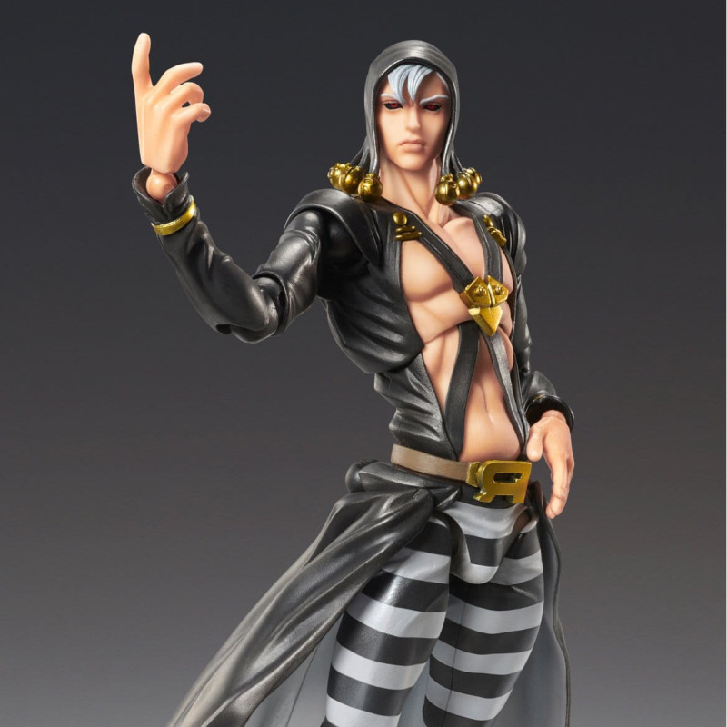 PRÉCOMMANDE - JoJo's Bizarre Adventure: Golden Wind - Figurine Risotto Nero, Super Action Chozokado