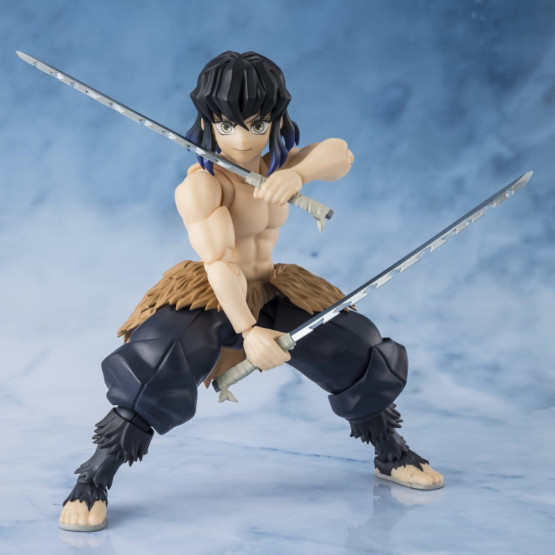 PRÉCOMMANDE - Demon Slayer: Kimetsu no Yaiba - Figurine Inosuke Hashibira, S.H. Figuarts