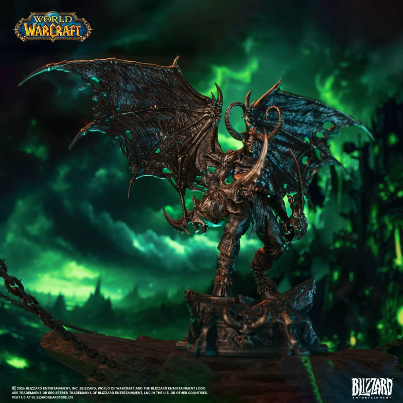 World of Warcraft - Figurine Illidan Stormrage, Bronze-Colored