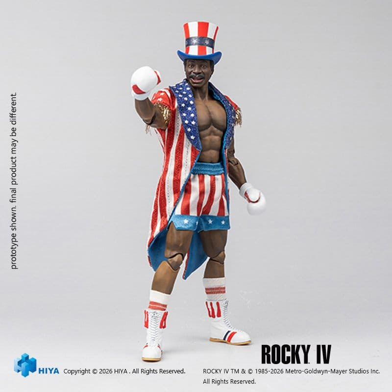 Apollo figure, Exquisite Super Series - Rocky IV - Hiya Toys