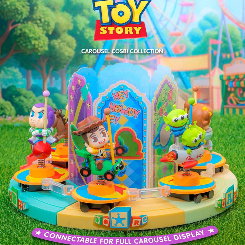 Disney/Pixar, Toy Story - Pack 6 figures Carousel Collection Blind Box Display, Cosbi