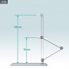Pack 3 socles pour figurines, The Simple Stand