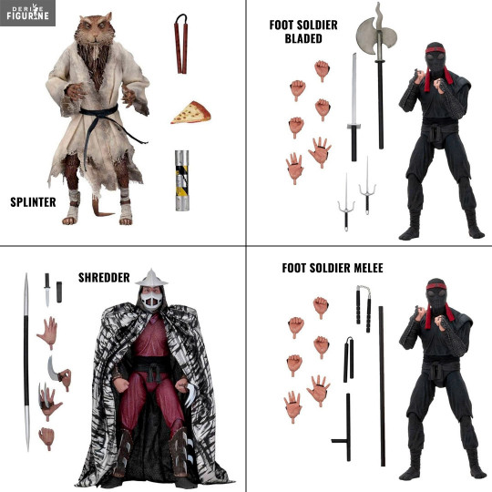 neca shredder and splinter
