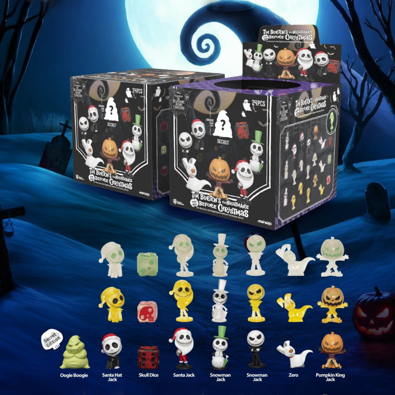 PREORDER - Disney, The Nightmare Before Christmas - Pack 12 random figures, Mini Egg Attack
