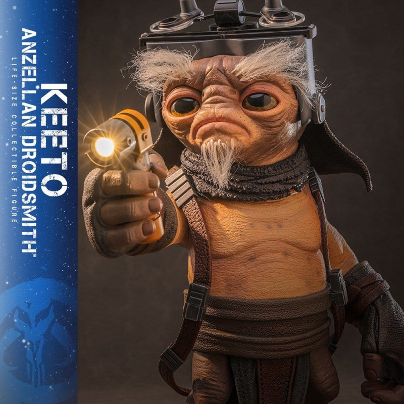 PRÉCOMMANDE - Star Wars: The Mandalorian & Grogu - Figurine Keeto (Anzellan Droidsmith), Life-Size Masterpiece