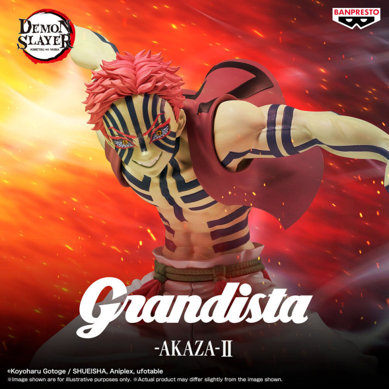 Demon Slayer Kimetsu no Yaiba - Figurine Akaza II, Grandista