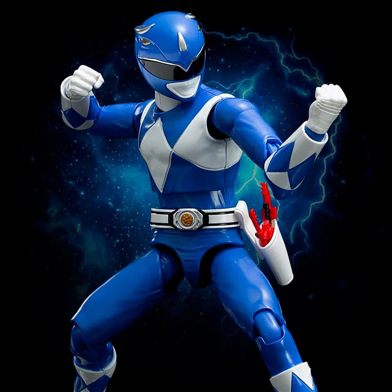 Blue Ranger figure, Furai Action - Power Rangers - Flame Toys
