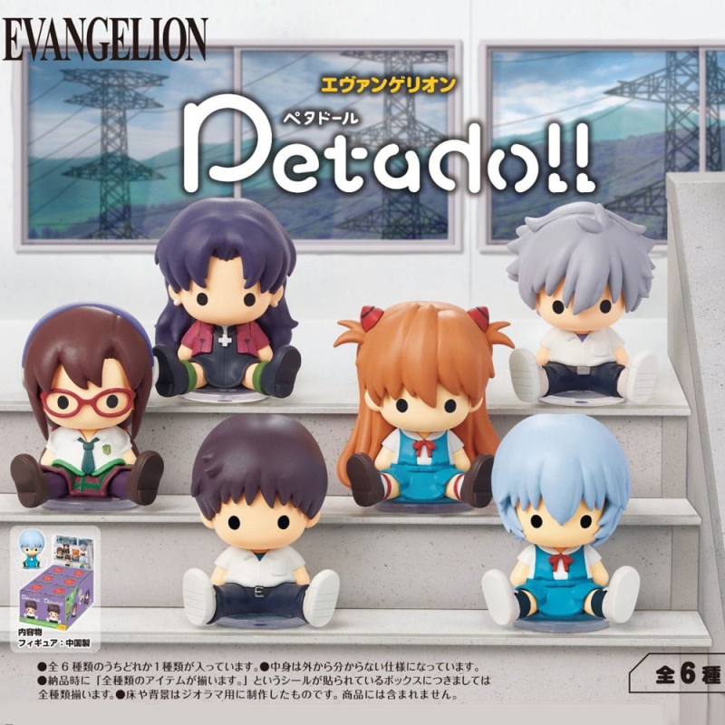 PREORDER - Neon Genesis Evangelion - Pack 6 figures Petadoll