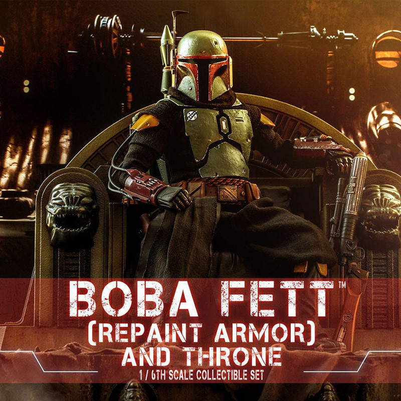 Star Wars: The Mandalorian - Figure Boba Fett Repaint Armor and Throne Special Edition