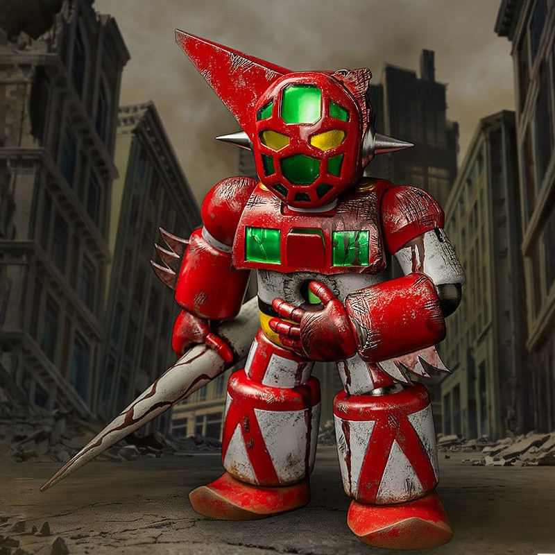 Shin Getter Robo vs Neo Getter Robo - Figurine Vinyl First Getter Robo-1 The Final Battle in New York, Chibi Creature