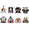 One Piece- Pack 8 random figures Mega Cat Project Nyan Piece Nyan! Luffy & the Seven Warlords of the Sea