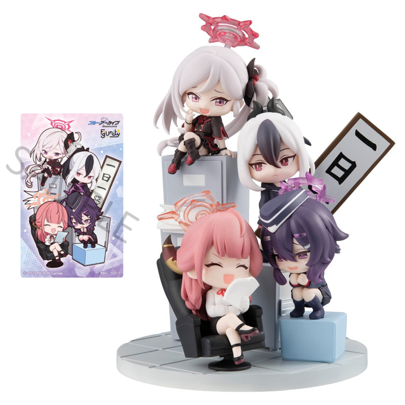 Blue Archive - Figurine Mutsuki, Haruka, Kayoko, Aru, FigUnity (with gift)